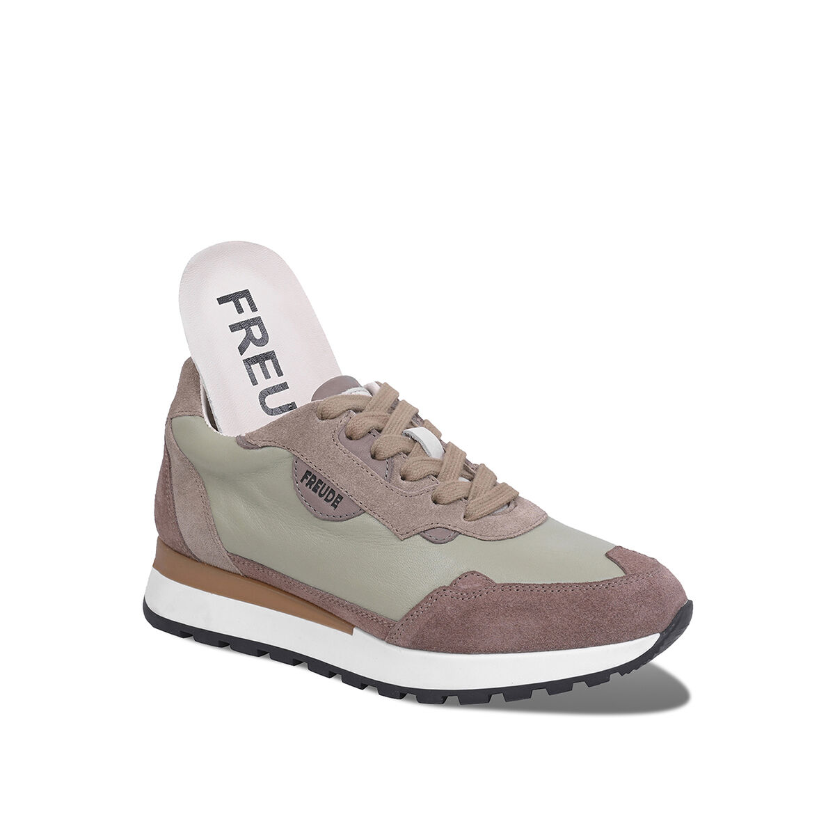 AGATA Mint mit Suede Taupe