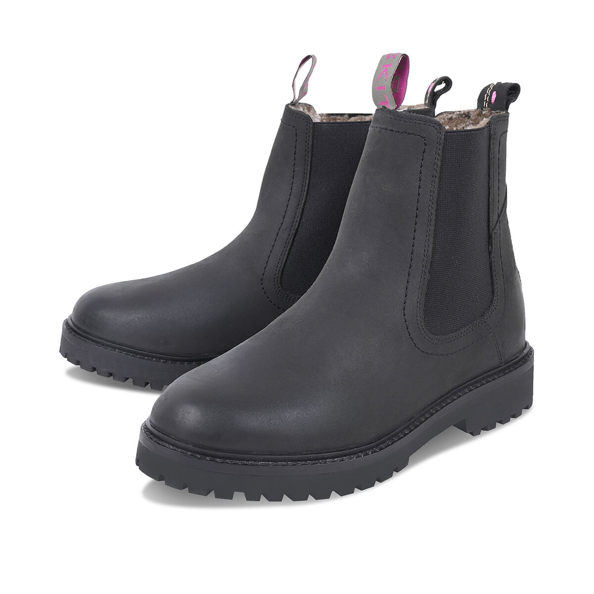 SOA Schwarz Lammfell, 36 - Crickit - Stiefeletten aus Leder - Hochwertige Schuhe von CRICKIT