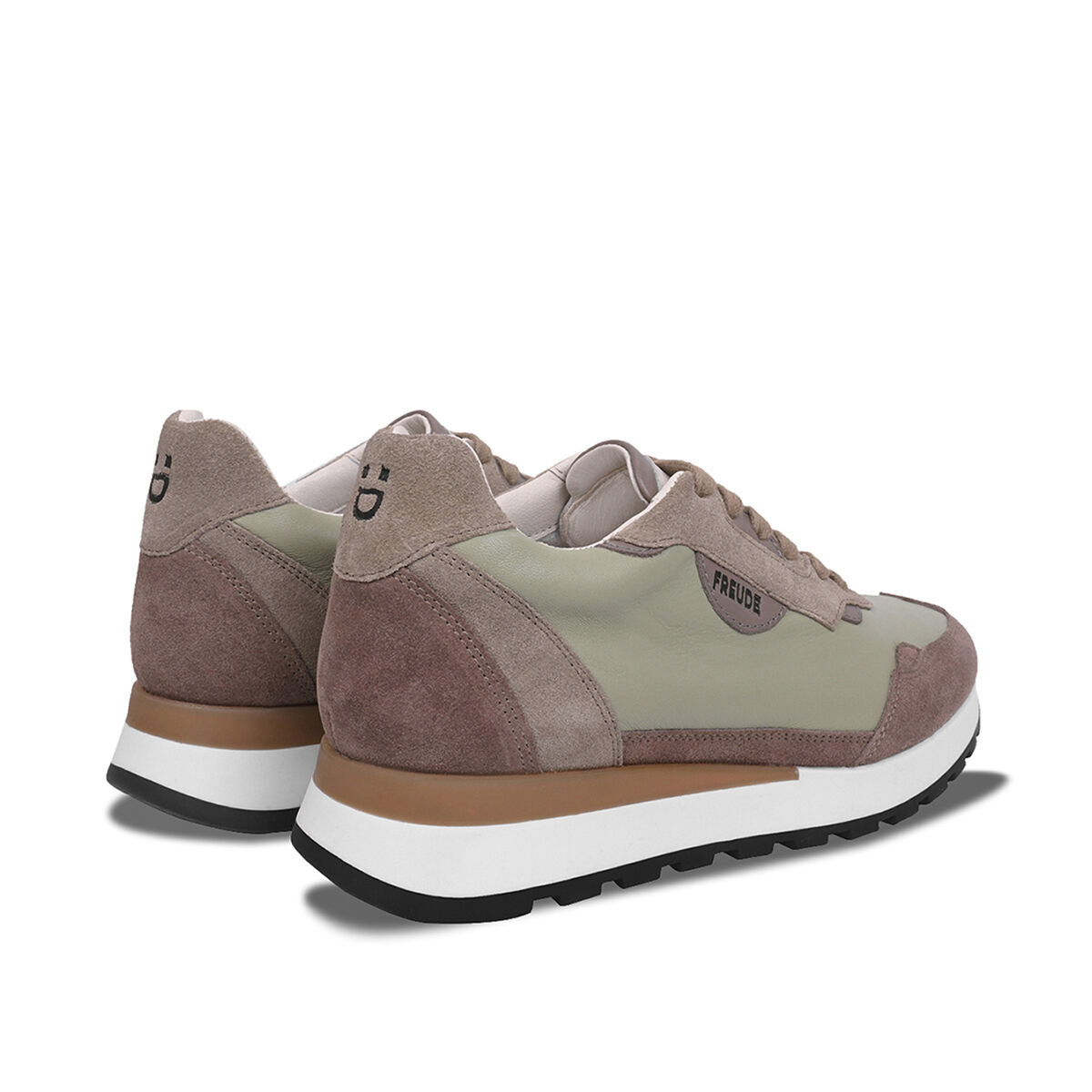 AGATA Mint mit Suede Taupe