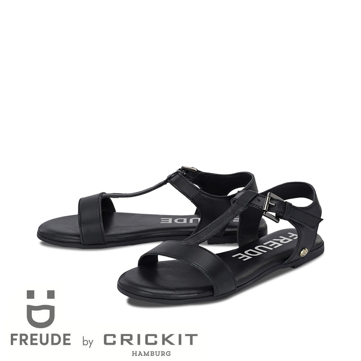 ALEA Schwarz, 42 - FREUDE - Sandalen aus Leder - Hochwertige Schuhe von CRICKIT
