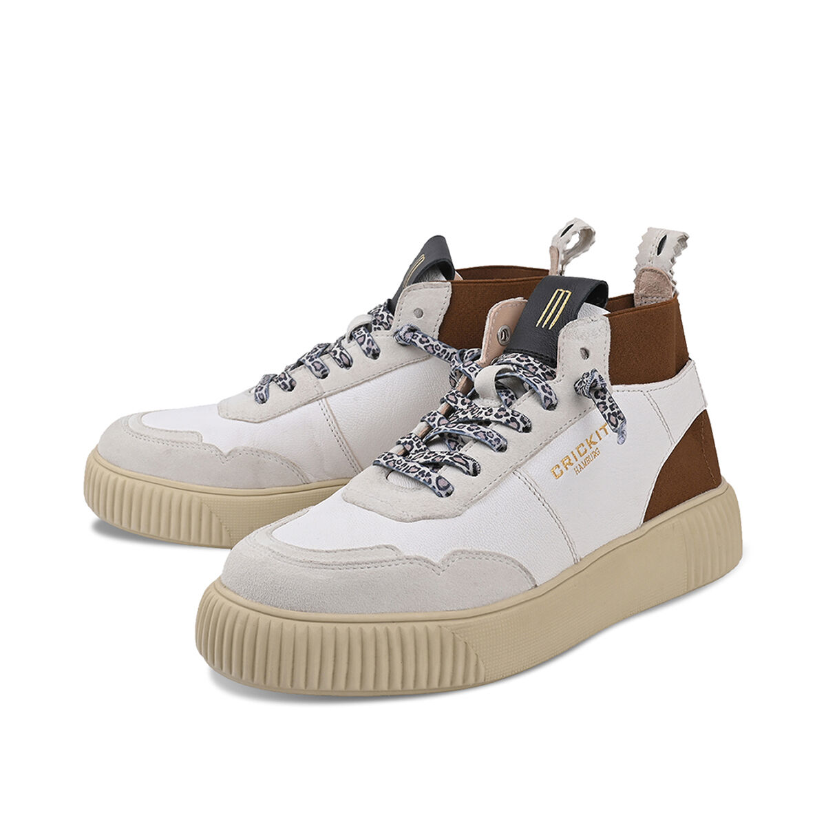 REBEKA Weiß Uni, 39 - Crickit - Sneaker aus Leder - Bequeme Slip On Sneaker - Hochwertige Schuhe von CRICKIT - Leichte Turnschuhe