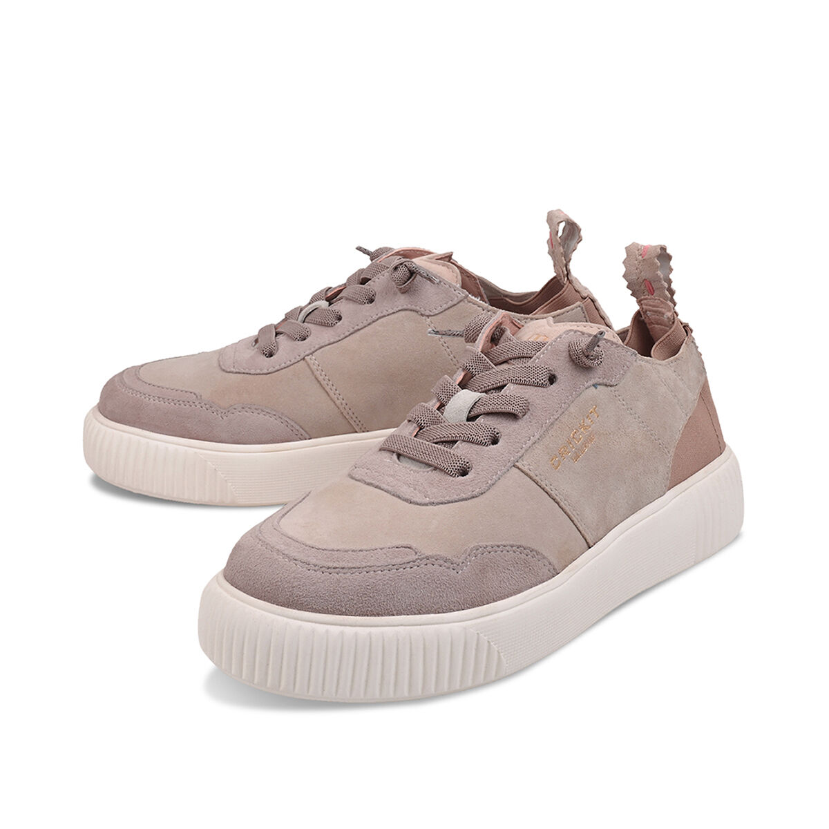 OAKLI Beige Mix, 38 - Crickit - Sneaker aus Leder - Hellbeige - Bequeme Slip On Sneaker - Hochwertige Schuhe von CRICKIT - Leichte Turnschuhe
