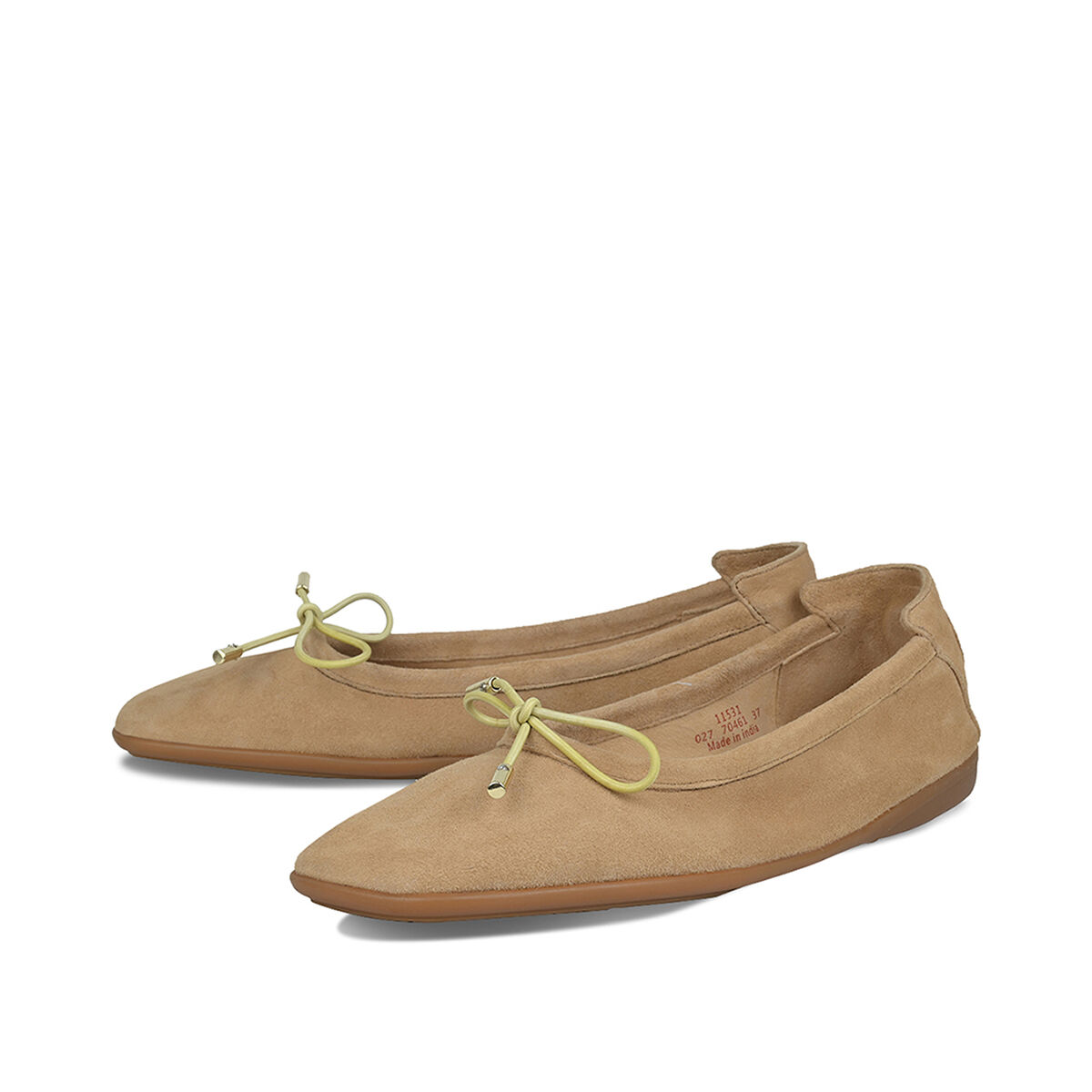 OMEGA Hanf, 39 - Crickit - Ballerina aus Leder - Beige - Hochwertige Schuhe von CRICKIT