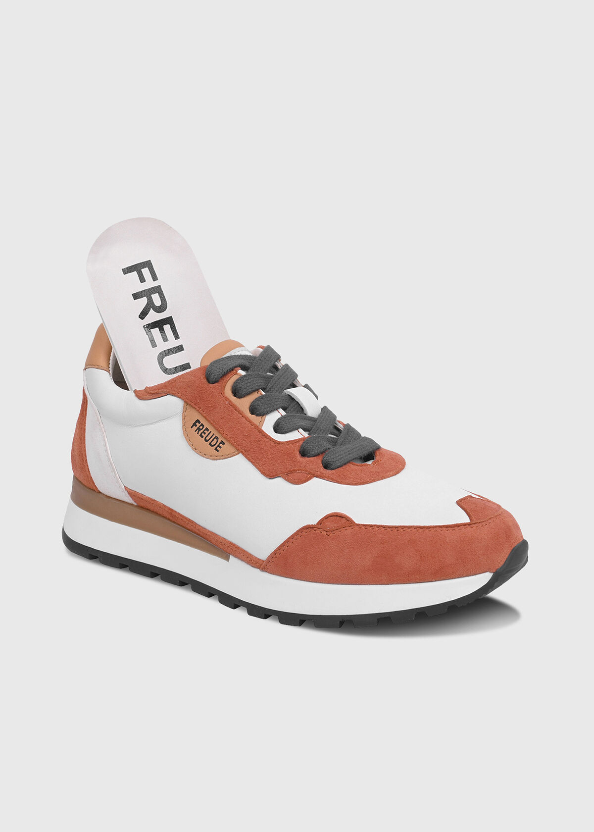 AGATA Suede Cognac mit Offwhite AGATA Suede Cognac mit Offwhite