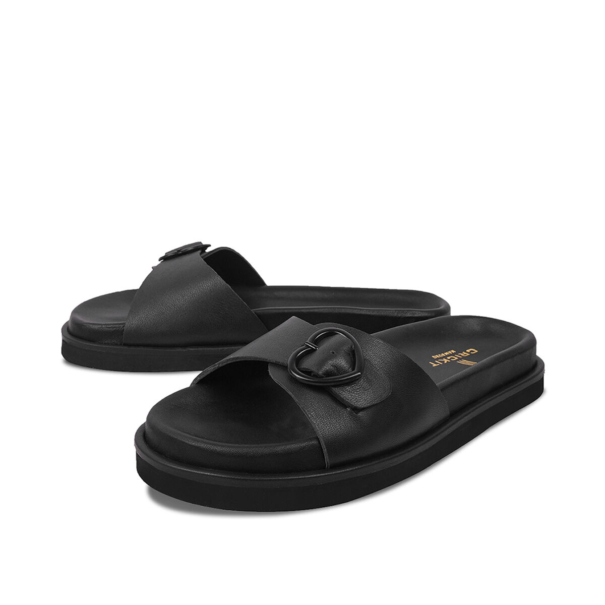 RILANA Schwarz Uni, 39 - Crickit - Sandalen aus Leder - Hochwertige Schuhe von CRICKIT
