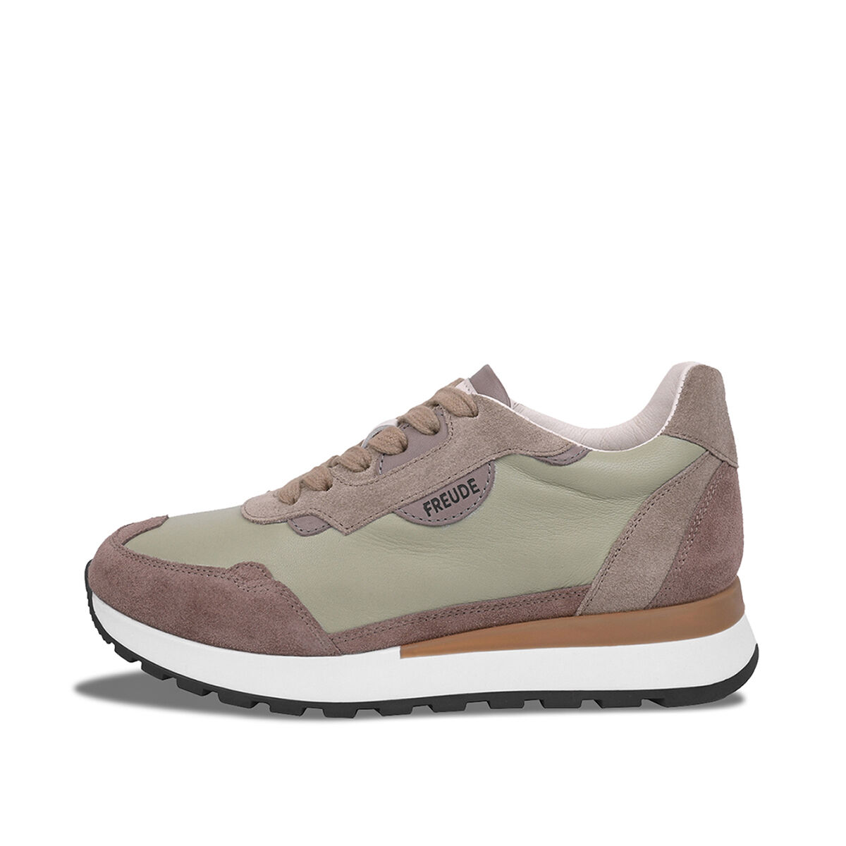 AGATA Mint mit Suede Taupe