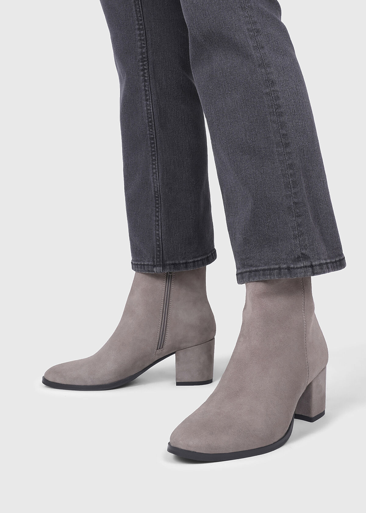BINNY Suede Grau