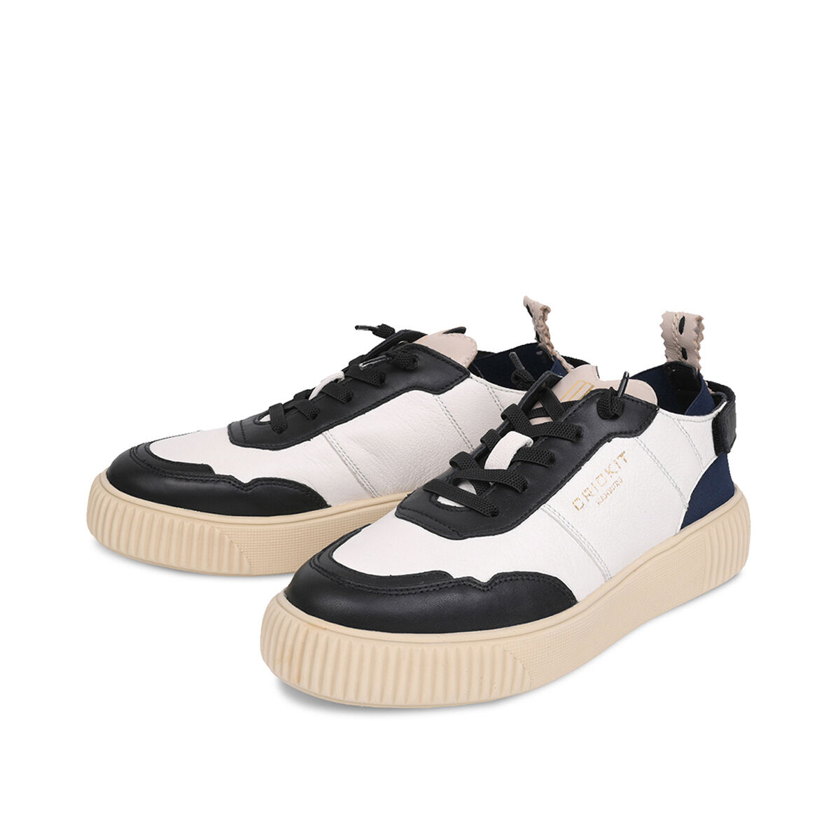 PARIA Schwarz Weiß, 40 - Crickit - Sneaker aus Leder - Bequeme Slip On Sneaker - Hochwertige Schuhe von CRICKIT - Leichte Turnschuhe