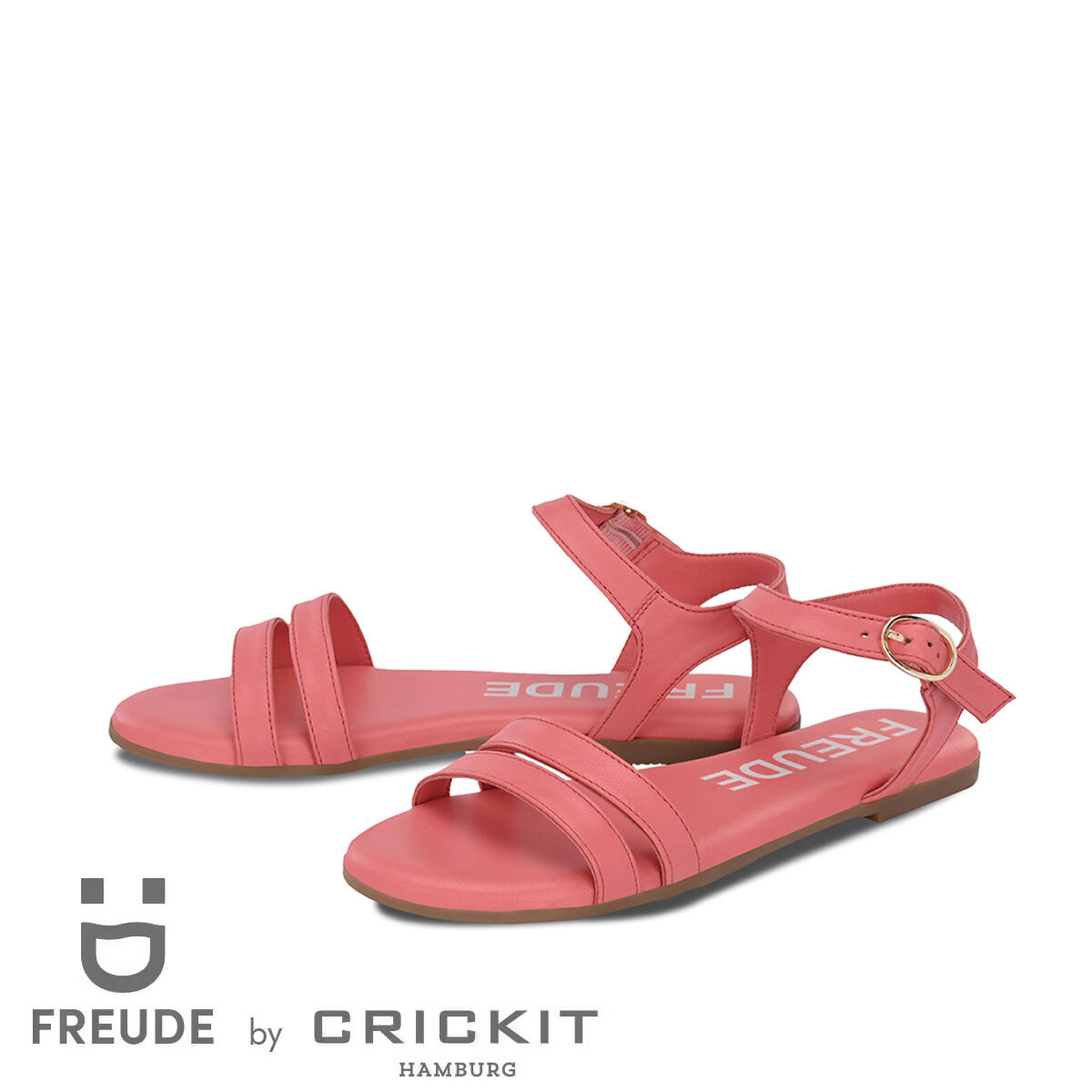 ASTI Flamingo, 39 - FREUDE - Sandalen aus Leder - Pink - Hochwertige Schuhe von CRICKIT