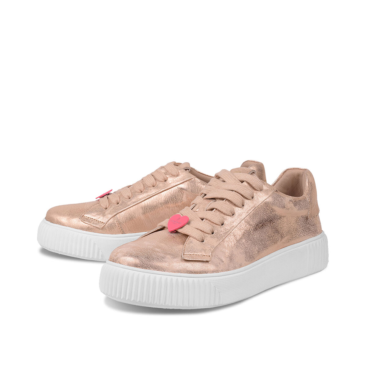 ONORE Metallic Apricot, 37 - Crickit - Sneaker aus Leder - Hochwertige Schuhe von CRICKIT - Leichte Turnschuhe