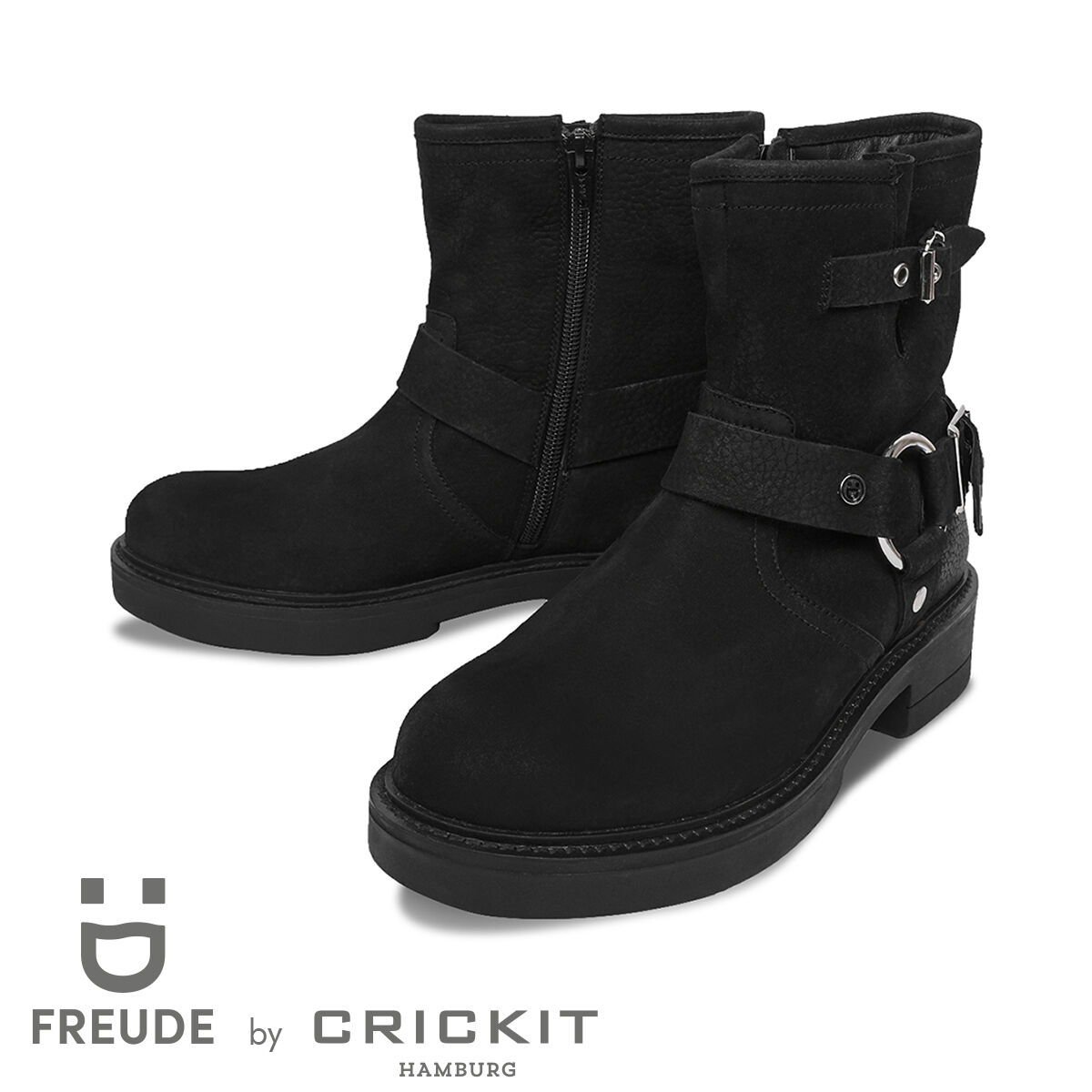 FREUDE BILLY Schwarz, 36 - FREUDE - Stiefeletten aus Leder - Hochwertige Schuhe von CRICKIT
