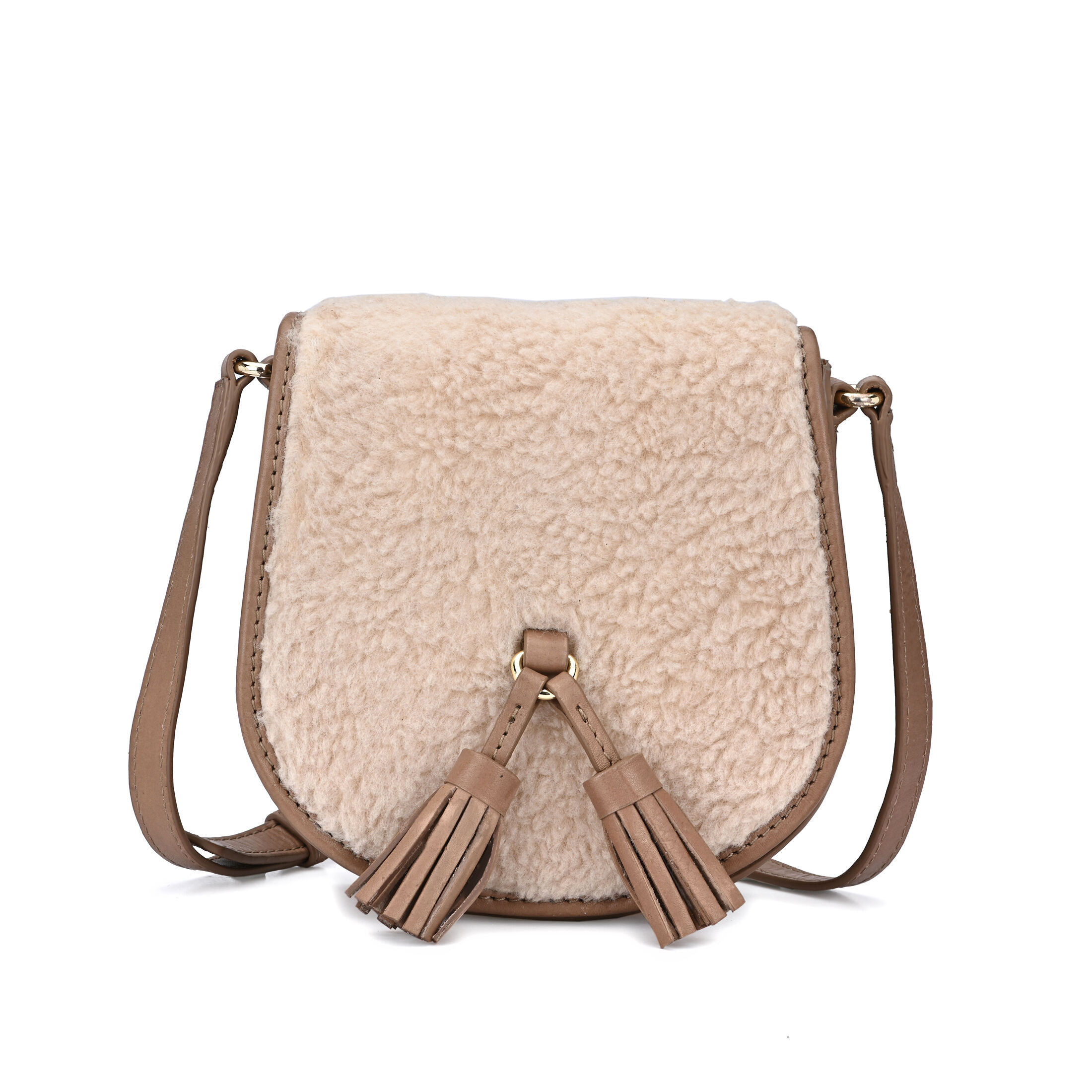 GLORIA Taupe mit Teddyfell