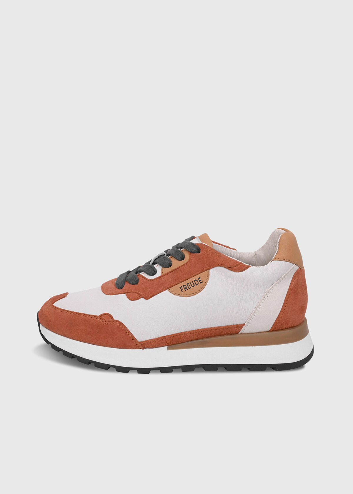 AGATA Suede Cognac mit Offwhite AGATA Suede Cognac mit Offwhite