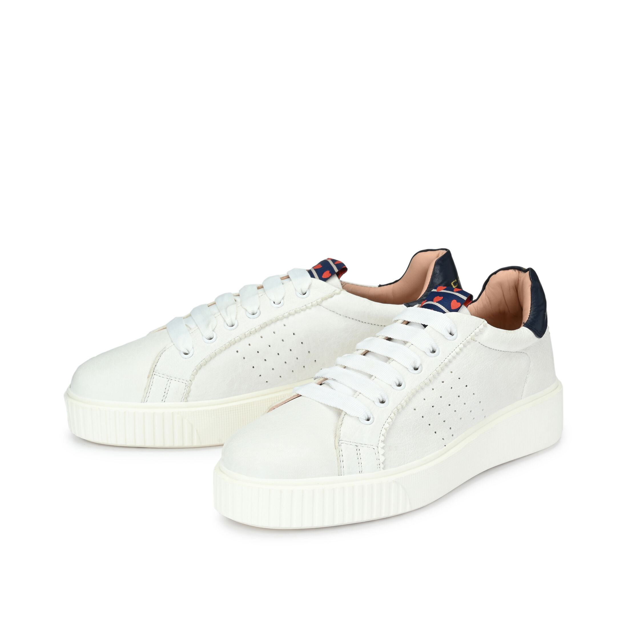 HARPER Weiss Navy, 36 - Crickit - Sneaker aus Leder - Blau - Hochwertige Schuhe von CRICKIT - Leichte Turnschuhe