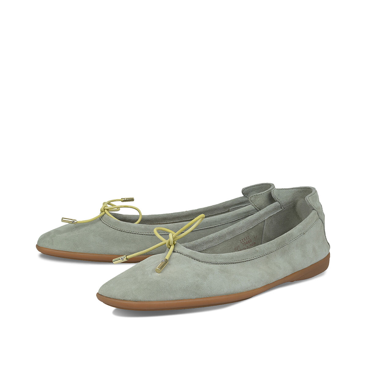 OMEGA Mint, 41 - Crickit - Ballerina aus Leder - Grün - Hochwertige Schuhe von CRICKIT