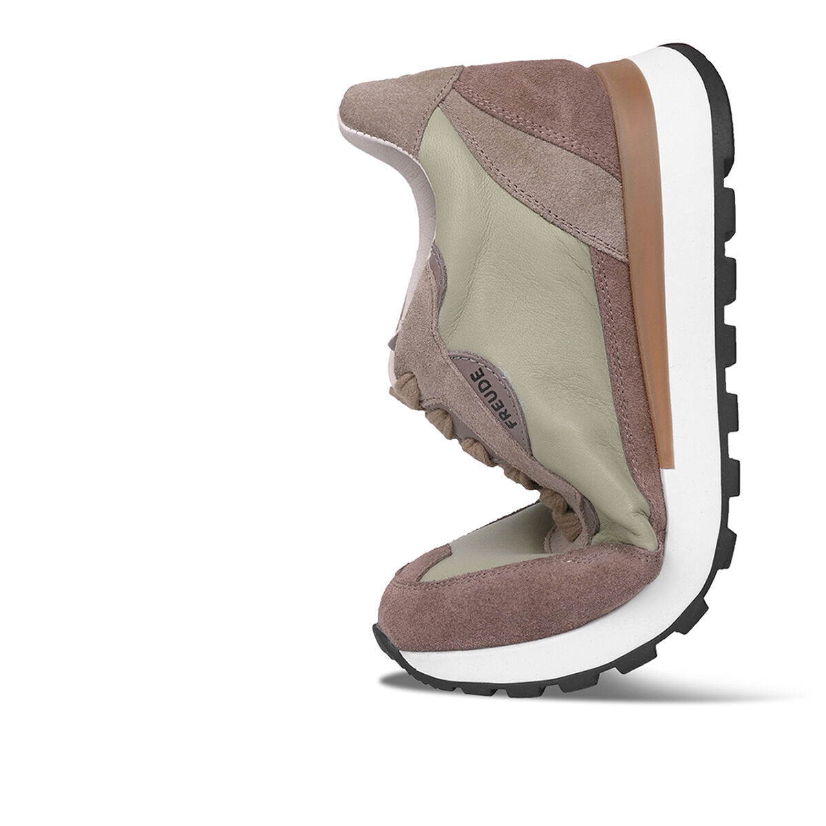 AGATA Mint mit Suede Taupe