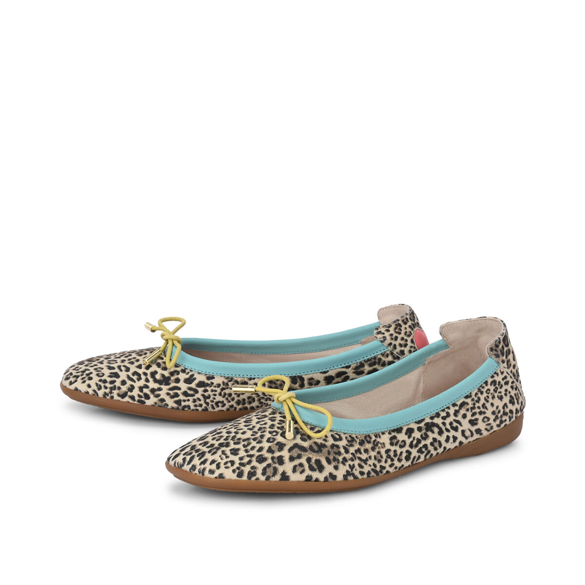 OMEGA Leo Türkis, 42 - Crickit - Ballerina aus Leder - Beige - Hochwertige Schuhe von CRICKIT