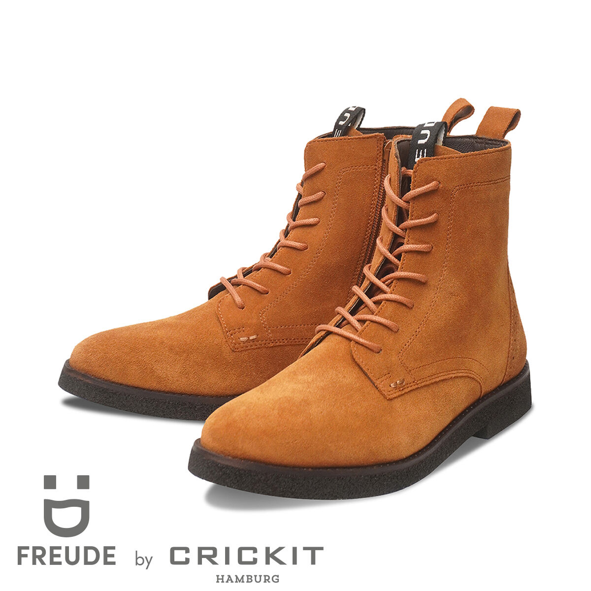 FREUDE BONNIE Cognac, 37 - FREUDE - Stiefeletten aus Leder - Hochwertige Schuhe von CRICKIT