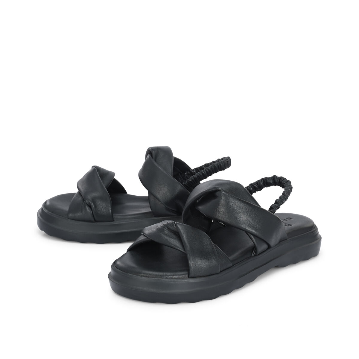 OSTIA Schwarz, 40 - Crickit - Sandalen aus Leder - Weiß - Hochwertige Schuhe von CRICKIT