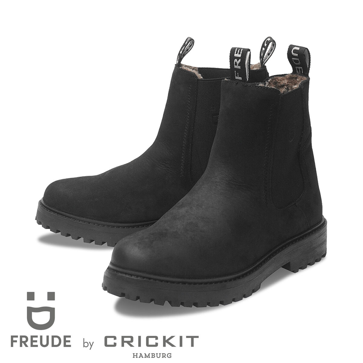 FREUDE BOA Lammfell Schwarz