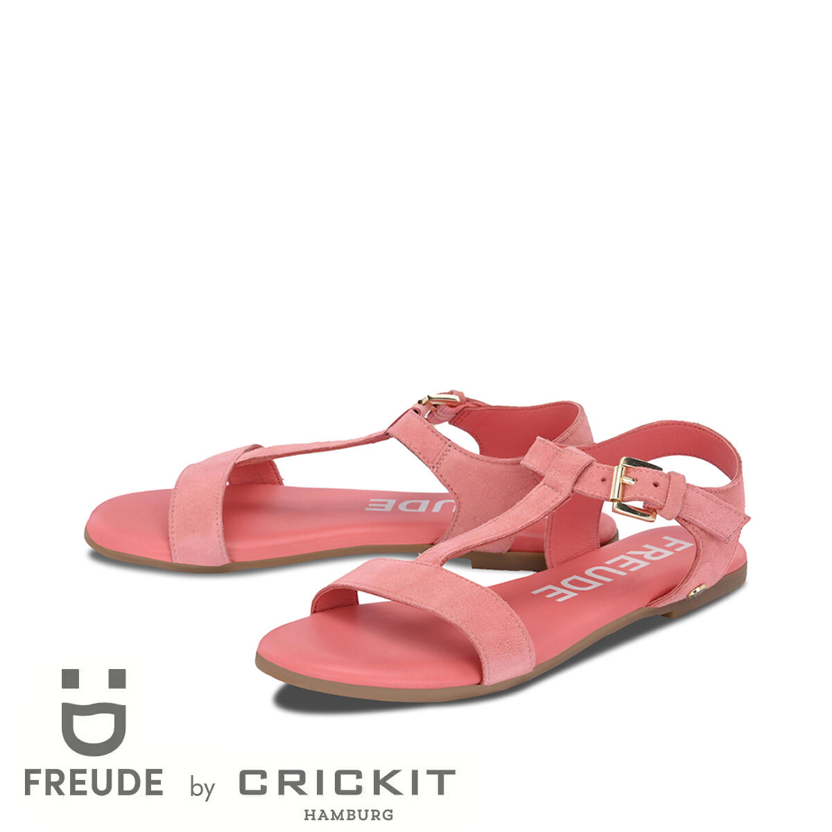 ALEA Flamingo, 38 - FREUDE - Sandalen aus Leder - Pink - Hochwertige Schuhe von CRICKIT