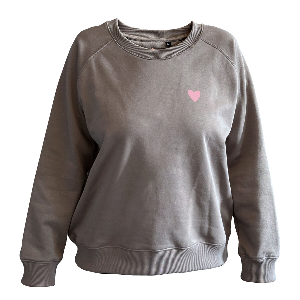 SUY Dunkelgrau rosa Herz