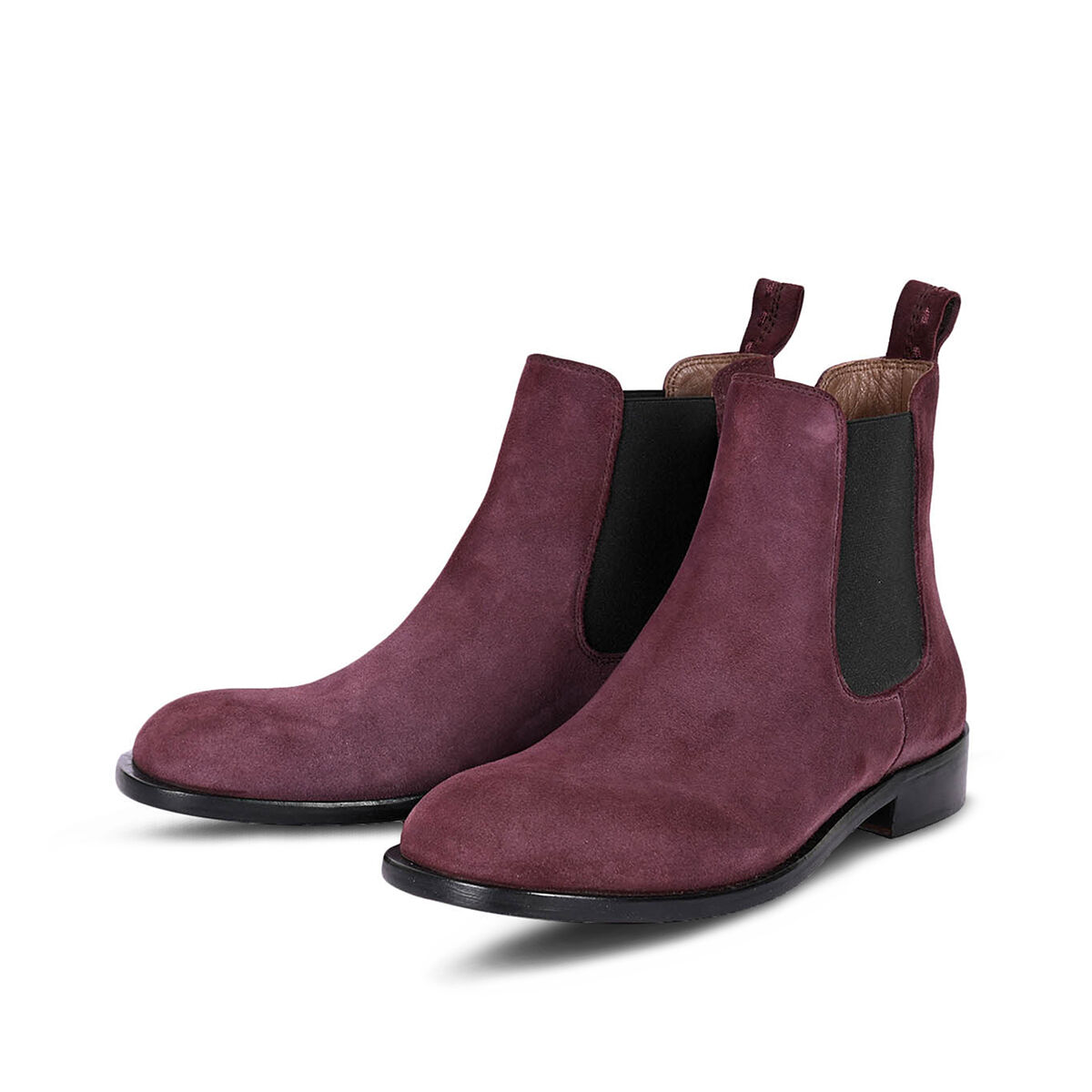 NELINA Suede Lila, 36 - Crickit - Chelsea Boots aus Leder - Hochwertige Schuhe von CRICKIT