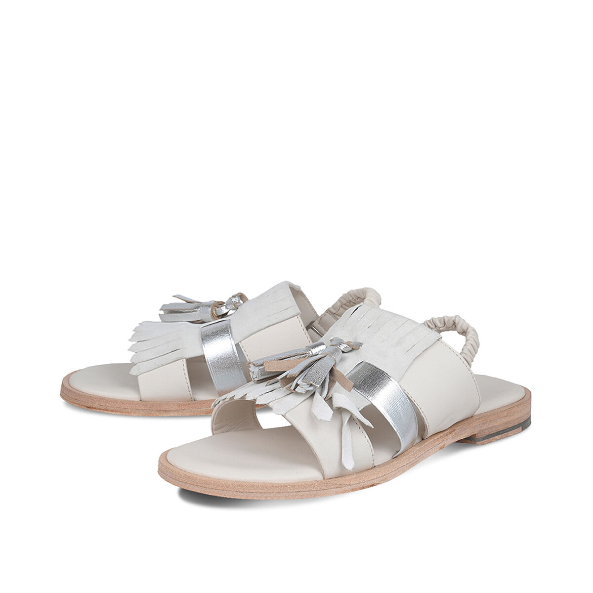 ROJA Weiss, 42 - Crickit - Sandalen aus Leder - Weiß - Hochwertige Schuhe von CRICKIT