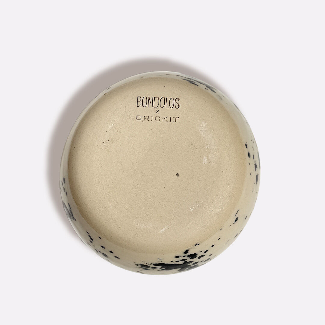 Mood Bowl Creme Black Speckle