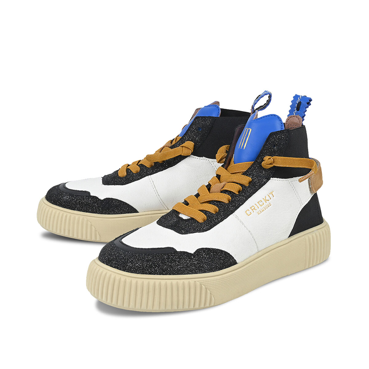 REBEKA Schwarz, 42 - Crickit - Sneaker aus Leder - Bequeme Slip On Sneaker - Hochwertige Schuhe von CRICKIT - Leichte Turnschuhe