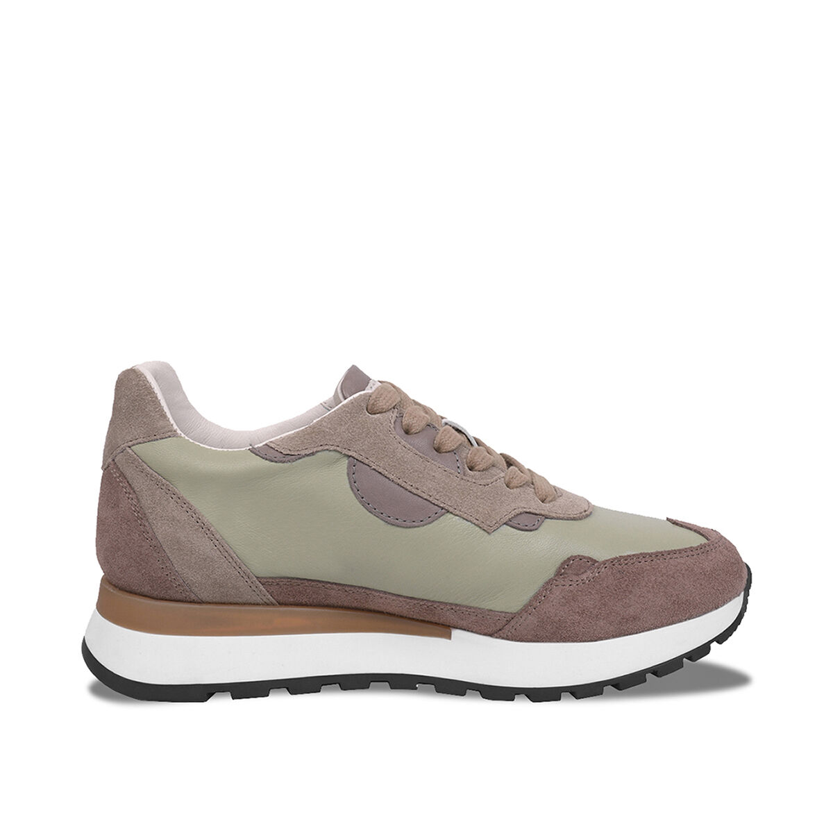 AGATA Mint mit Suede Taupe