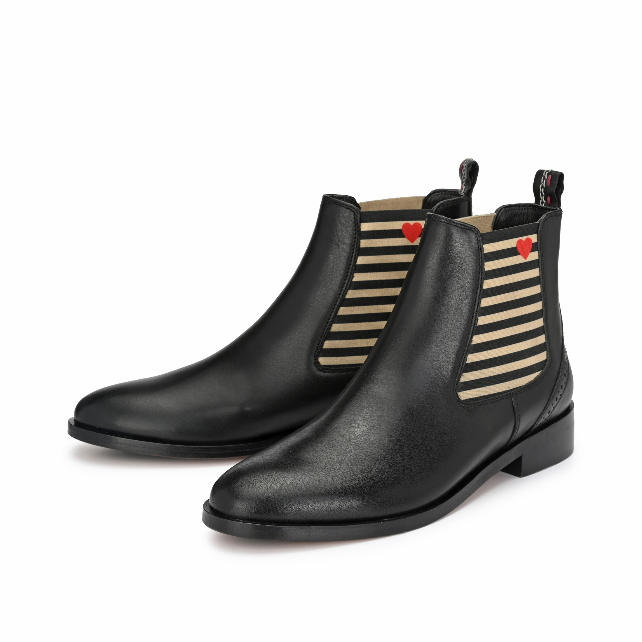 SUVI Schwarz Streifen, 38 - Crickit