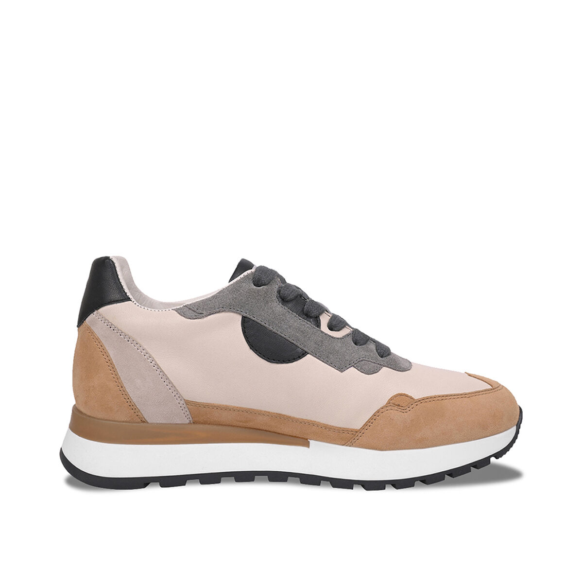 AGATA Suede Hanf mit Suede Grau und Offwhite