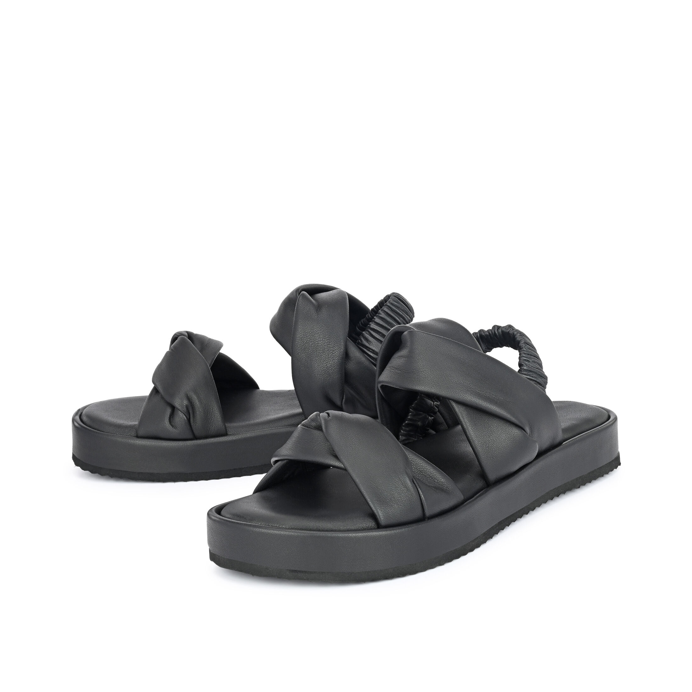 JANEKE Schwarz, 38 - Crickit - Sandalen aus Leder - Hochwertige Schuhe von CRICKIT