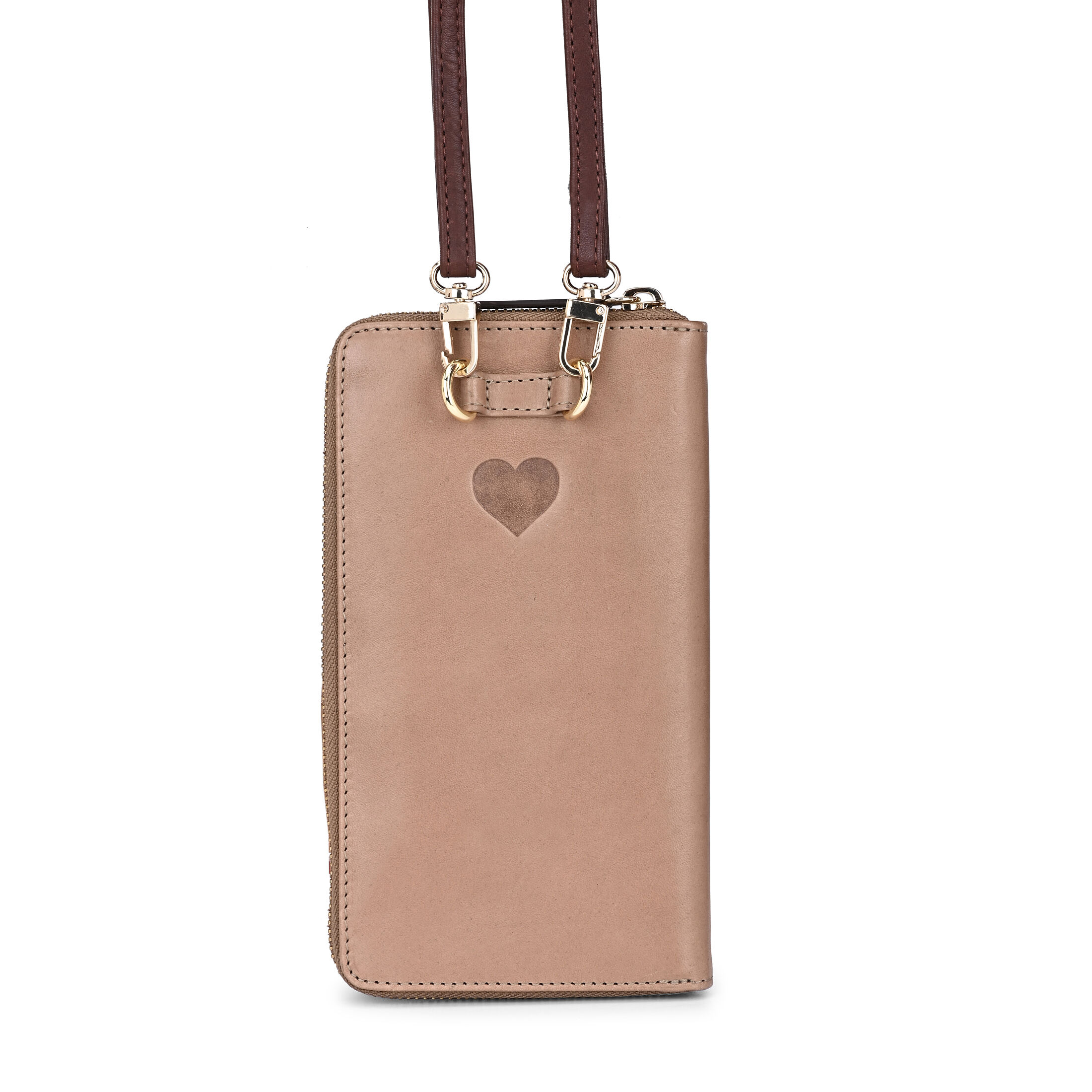 GRACE Taupe mit Teddyfell-Herz