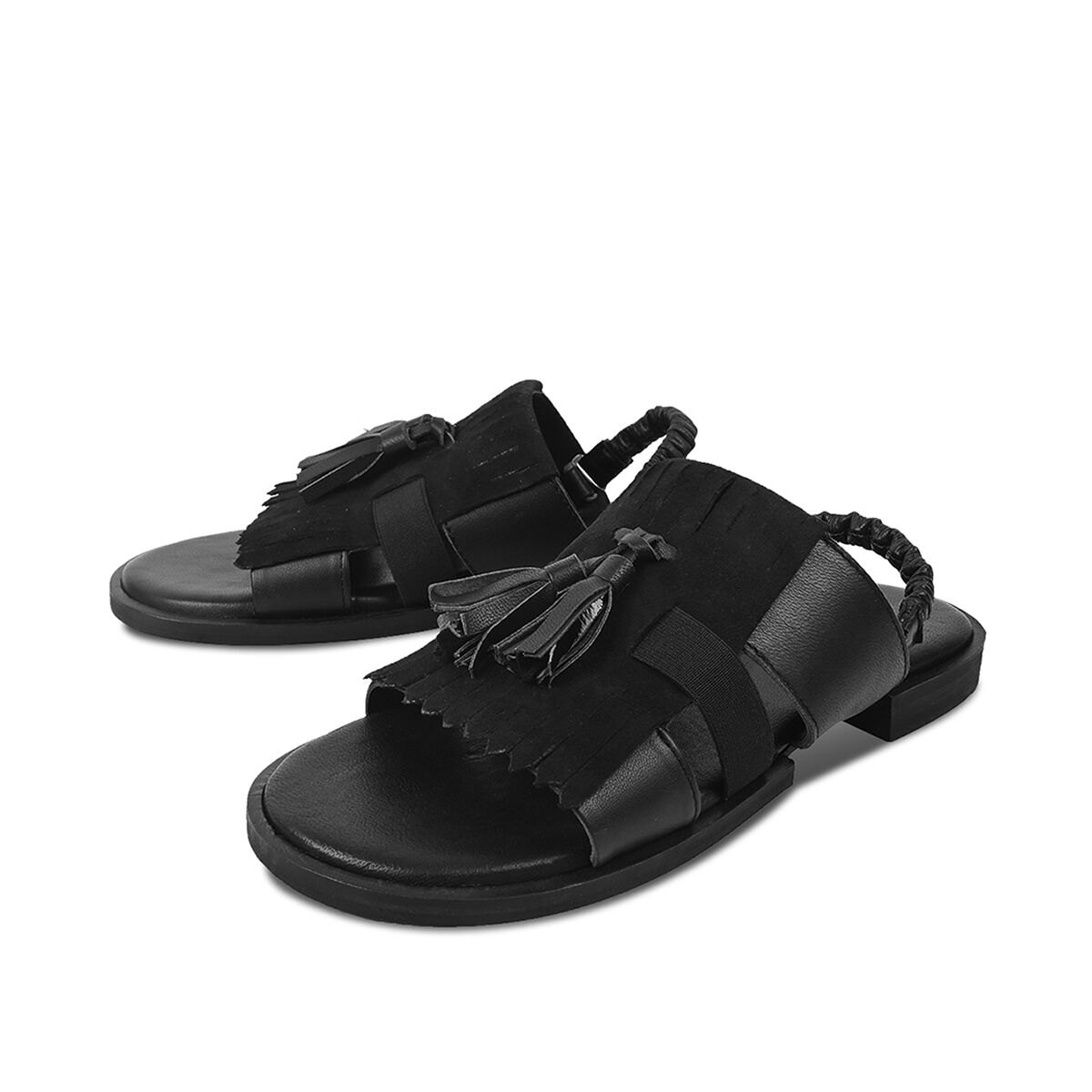 ROJA Schwarz, 38 - Crickit - Sandalen aus Leder - Hochwertige Schuhe von CRICKIT