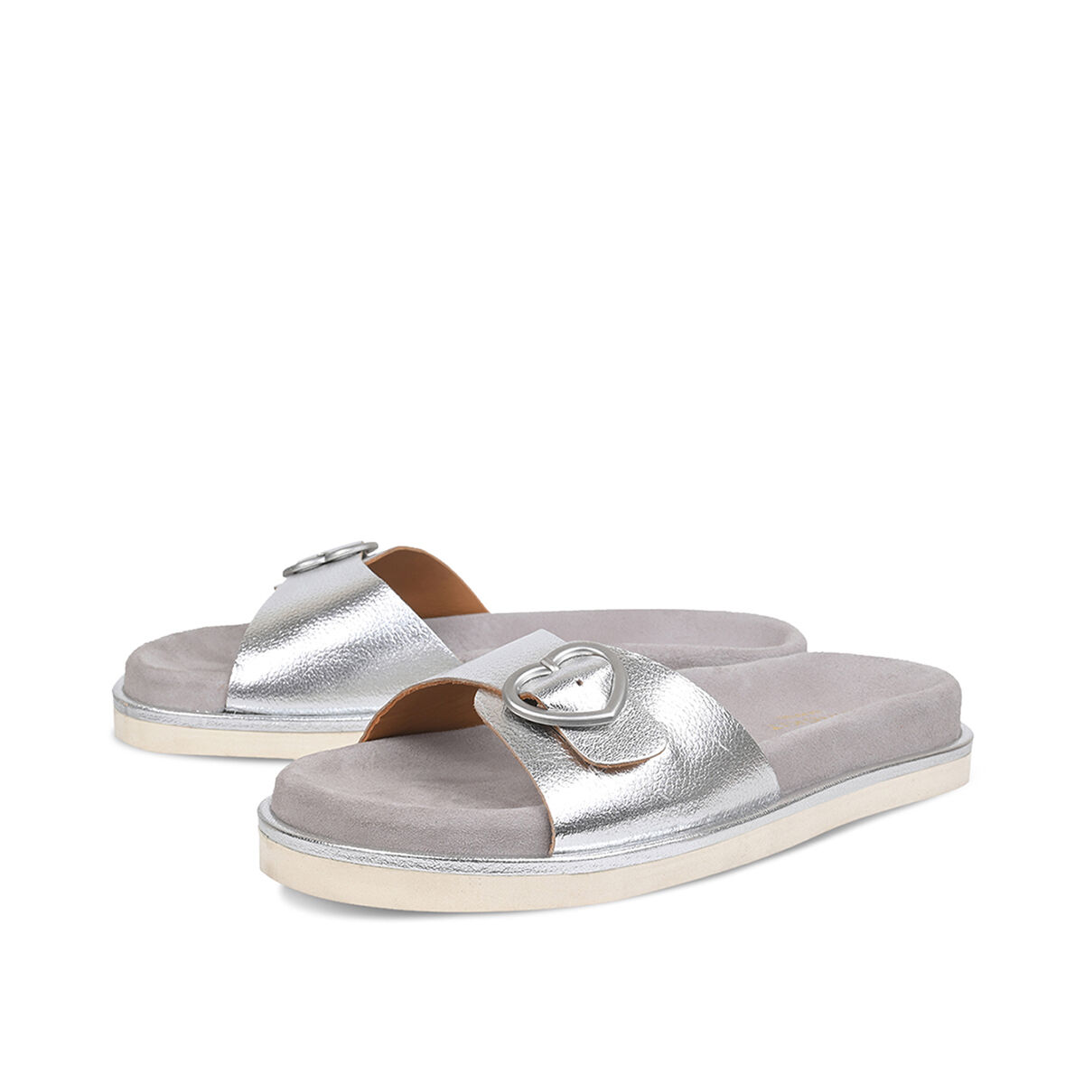 RILANA Silber, 42 - Crickit - Sandalen aus Leder - Hochwertige Schuhe von CRICKIT