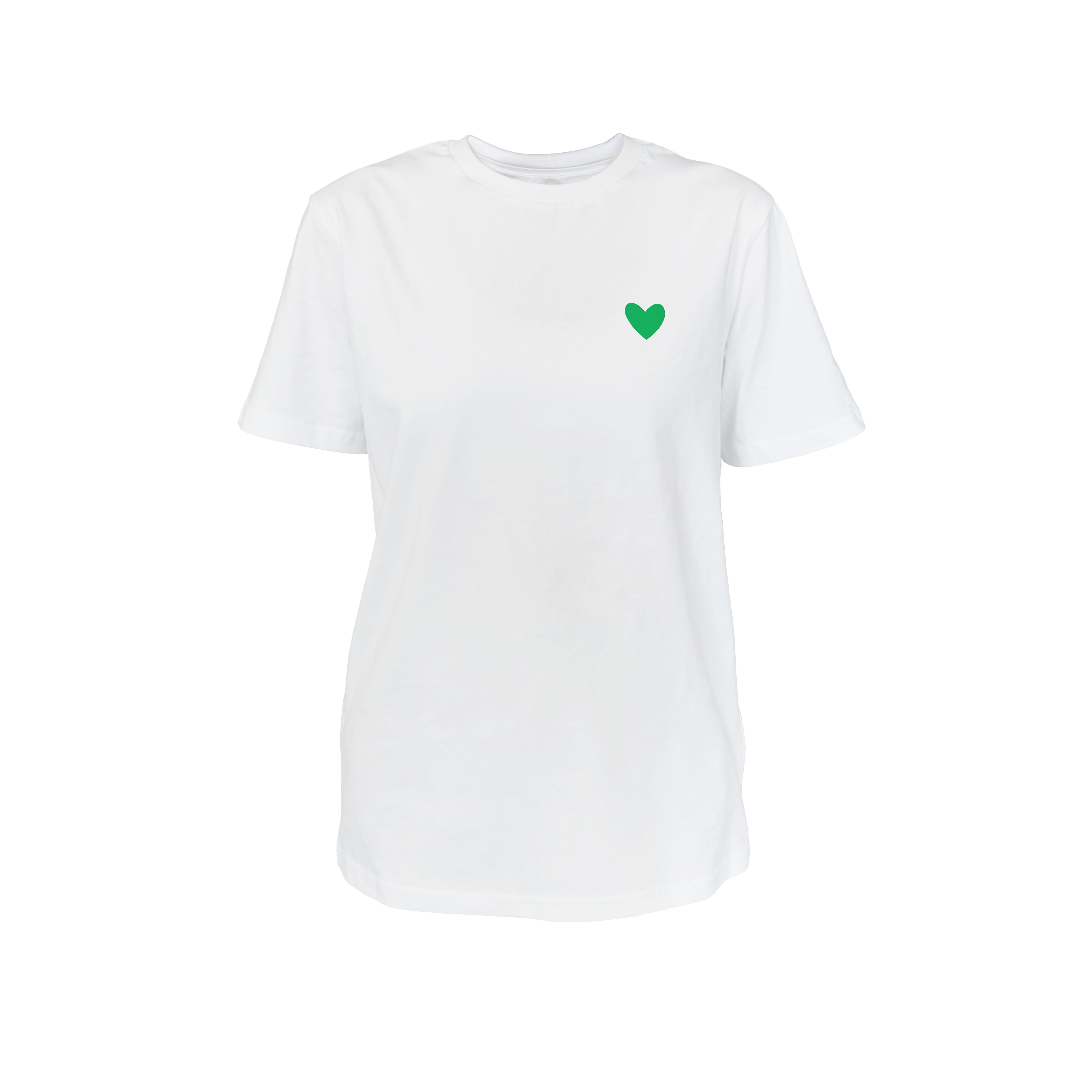 JODIE T-Shirt Weiss Herz Grün