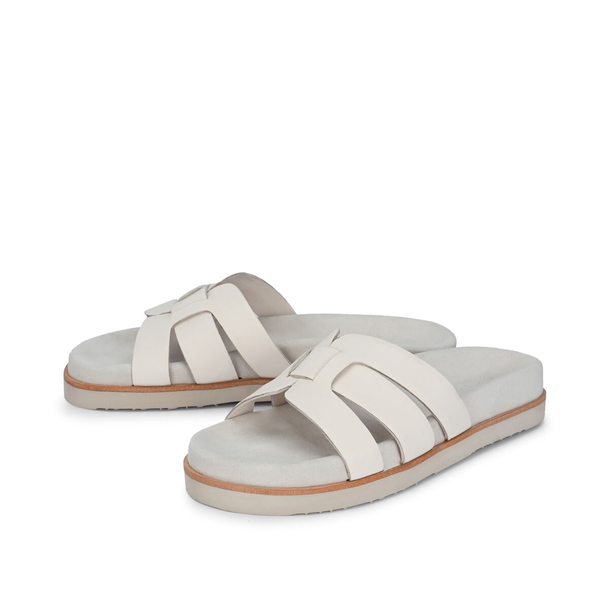OSTUNI Weiss, 36 - Crickit - Sandalen aus Leder - Weiß - Hochwertige Schuhe von CRICKIT