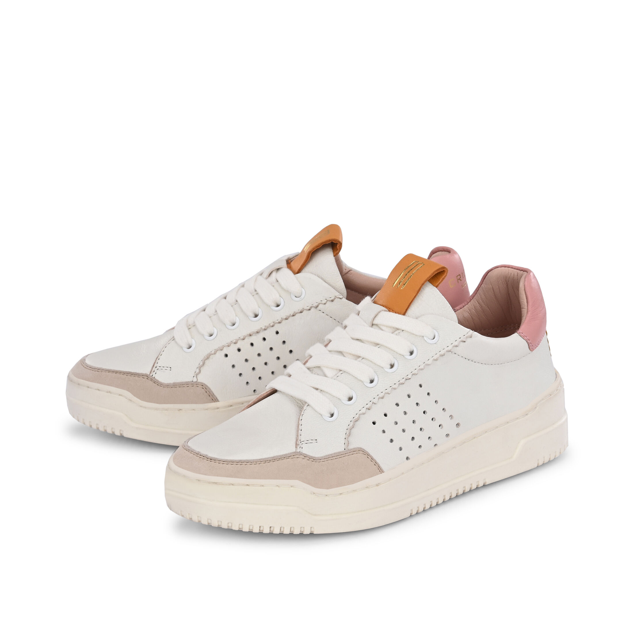 MEA OffwhiteRosa, 37 - Crickit - Sneaker aus Leder - Gelb - Hochwertige Schuhe von CRICKIT - Leichte Turnschuhe