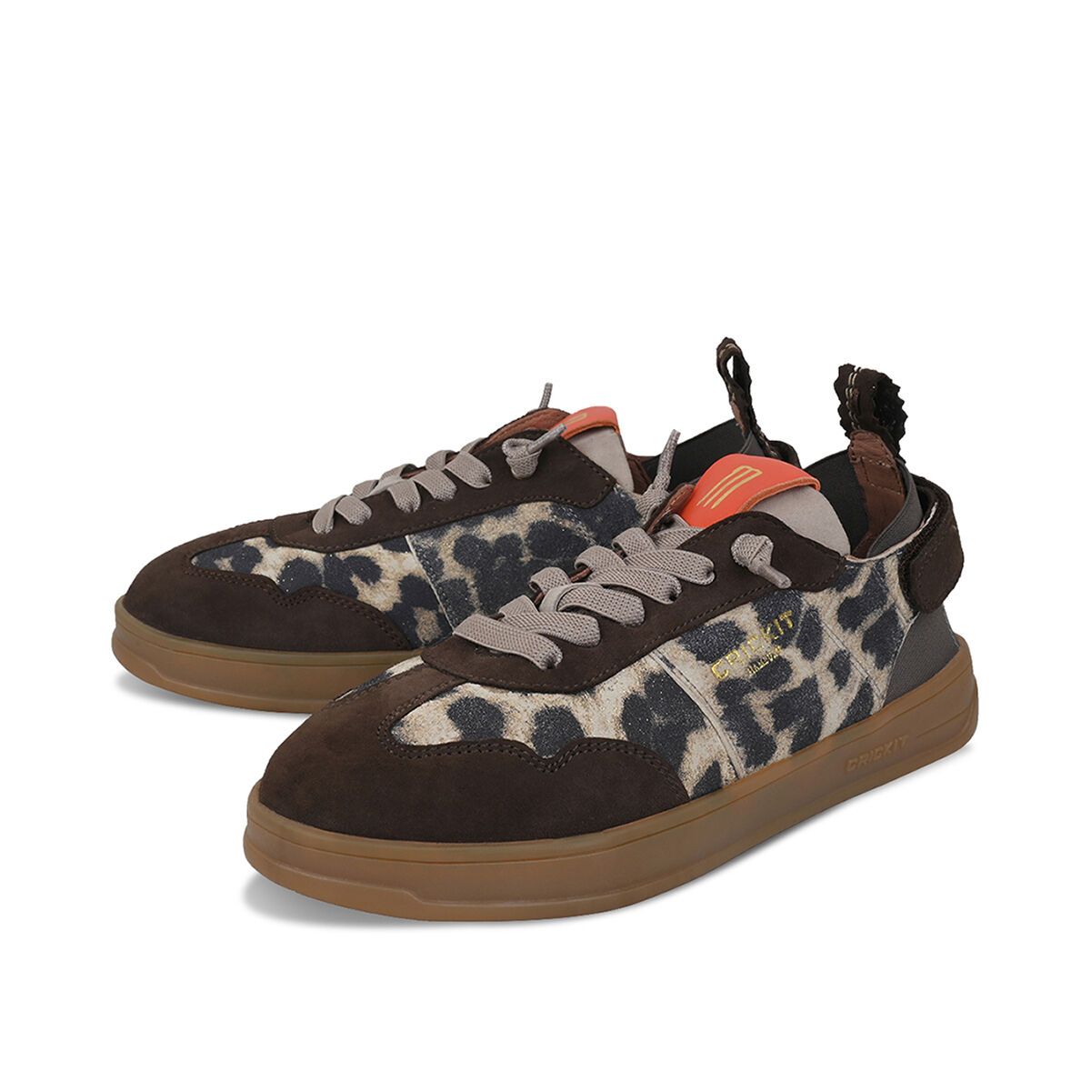 SIMONA Hellbeige Leo, 36 - Crickit - Sneaker aus Leder - Bequeme Slip On Sneaker - Hochwertige Schuhe von CRICKIT - Leichte Turnschuhe