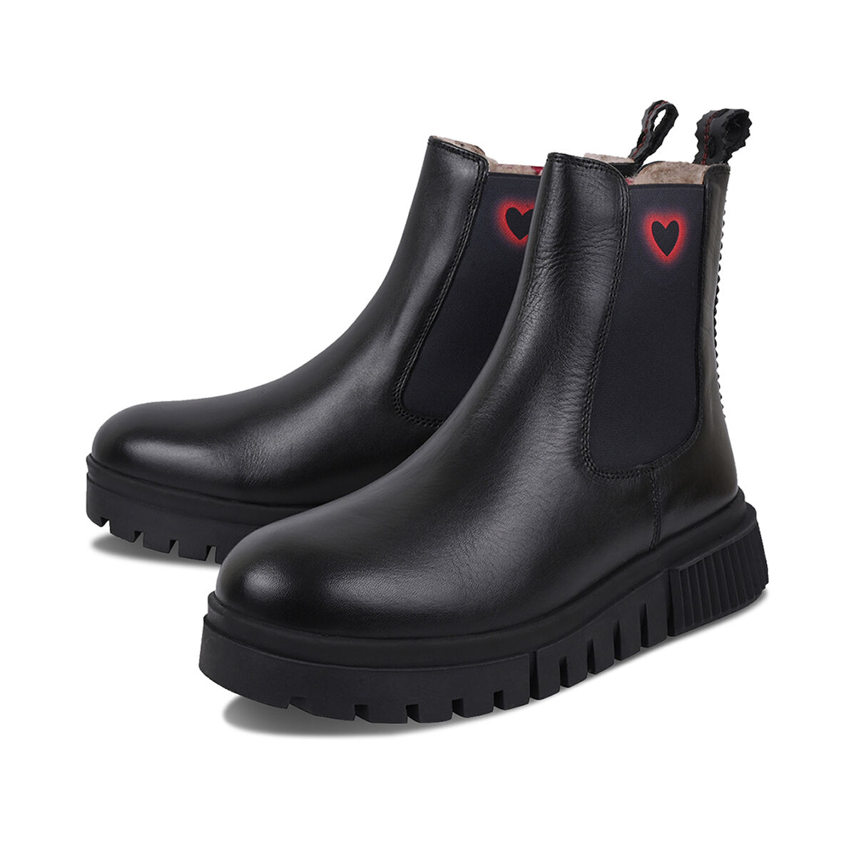 NAELLE Schwarz Lammfell, 36 - Crickit - Stiefeletten aus Leder - Hochwertige Schuhe von CRICKIT