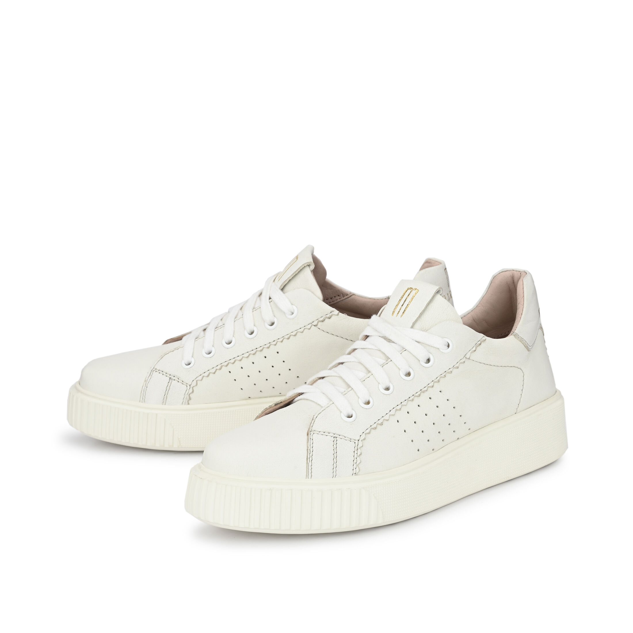 HARPER Weiss, 42 - Crickit - Sneaker aus Leder - Weiß - Hochwertige Schuhe von CRICKIT - Leichte Turnschuhe