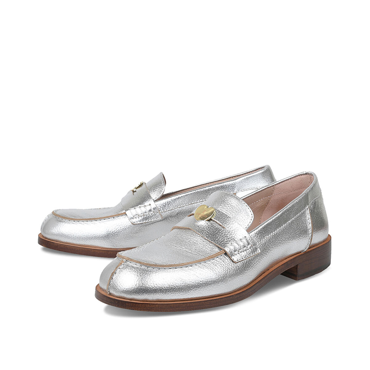 ORLANDO Silber, 37 - Crickit - Loafer aus Leder - Hochwertige Schuhe von CRICKIT