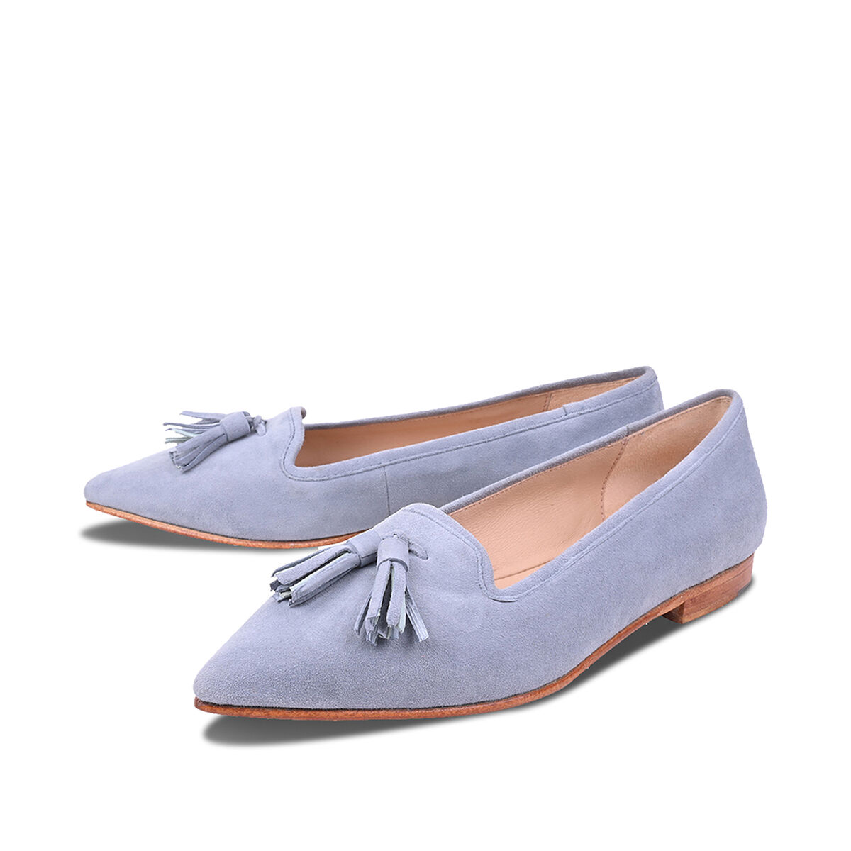 MARLA Blau, 38 - Crickit - Ballerina aus Leder - Hochwertige Schuhe von CRICKIT