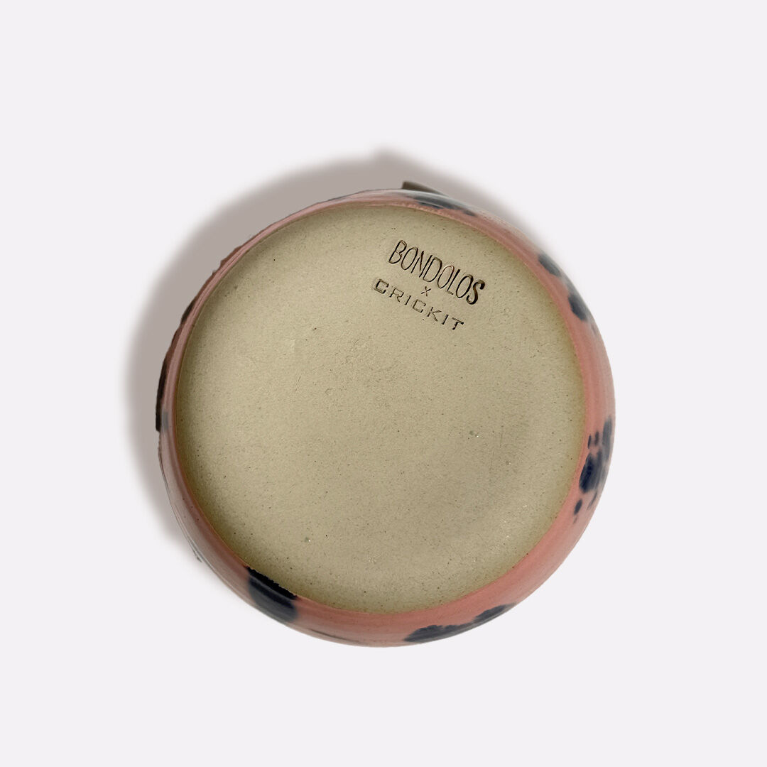 Mood Bowl Pink Blue Speckle