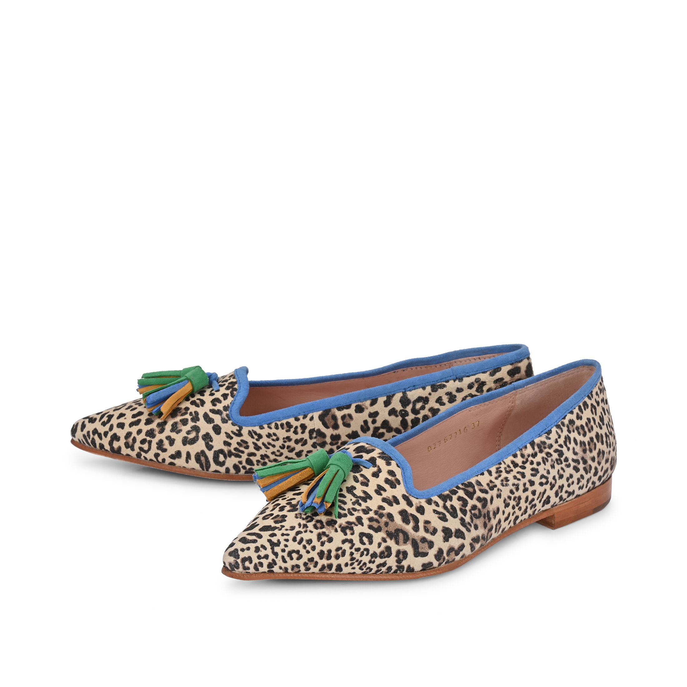 MARLA Leo Blau, 37 - Crickit - Ballerina aus Leder - Beige - Hochwertige Schuhe von CRICKIT