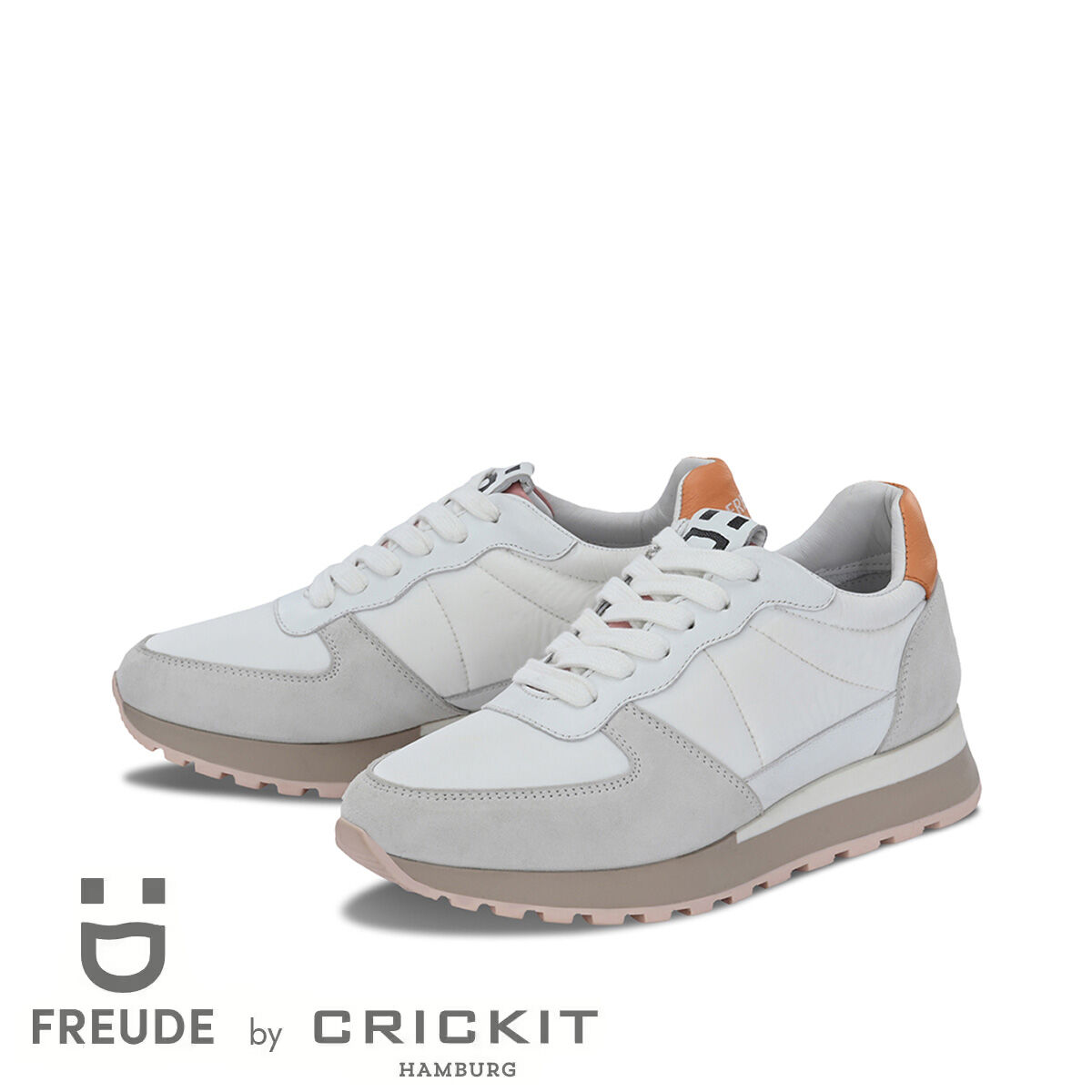 ASTA Weiss, 42 - FREUDE - Sneaker aus Leder - Weiß - Hochwertige Schuhe von CRICKIT - Leichte Turnschuhe