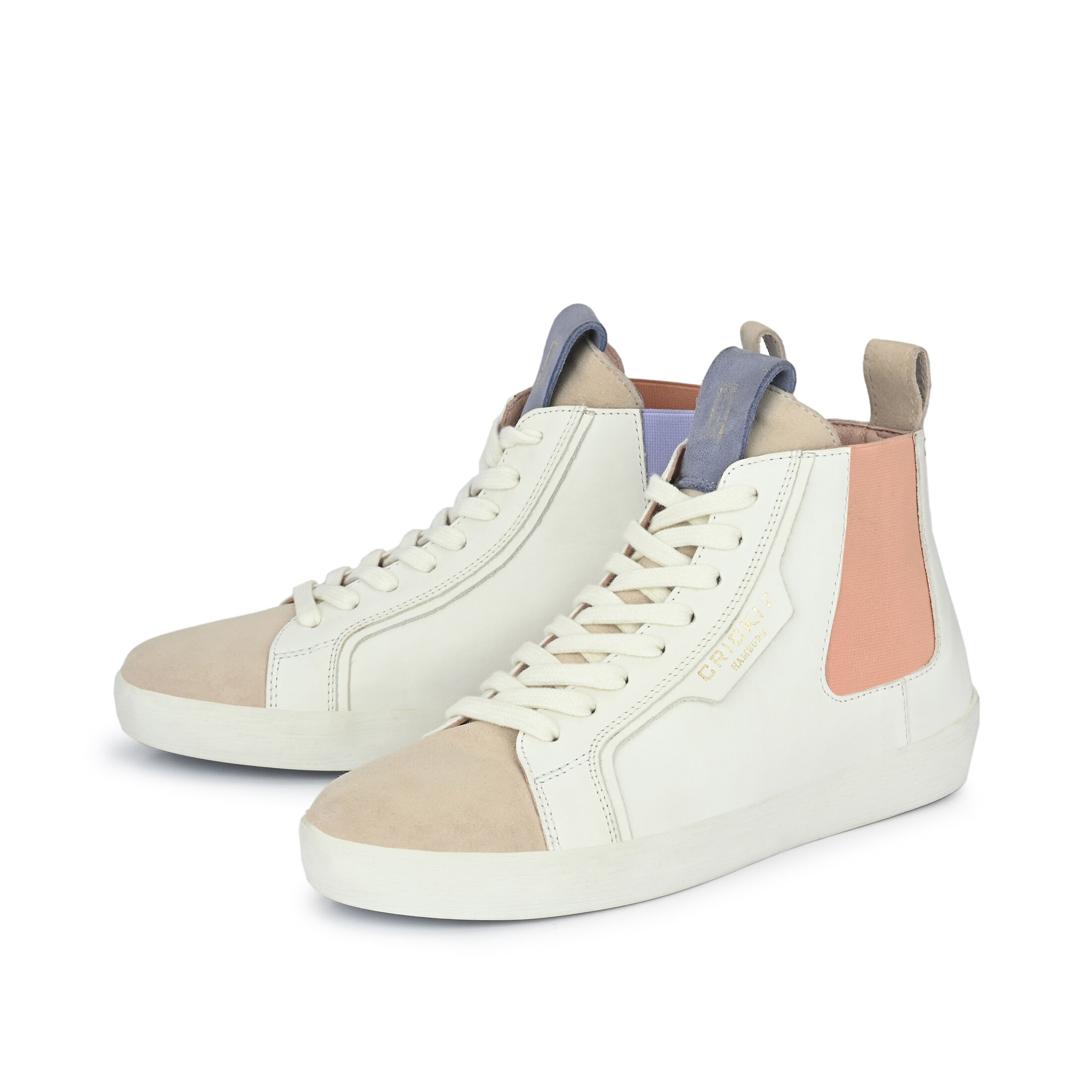 MANJA Rosé, 39 - Crickit - Sneaker aus Leder - Hellbeige - Hochwertige Schuhe von CRICKIT - Leichte Turnschuhe