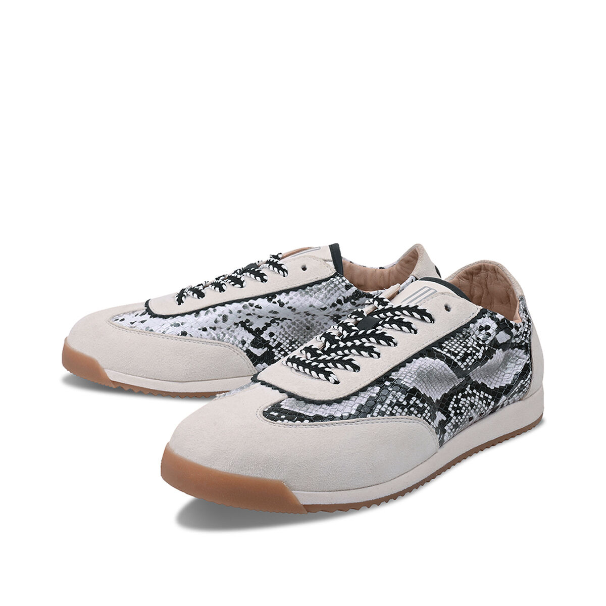 TARA Schwarz Schlange, 39 - Crickit - Ballerina aus Leder - Hochwertige Schuhe von CRICKIT